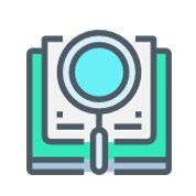 continuous research icon